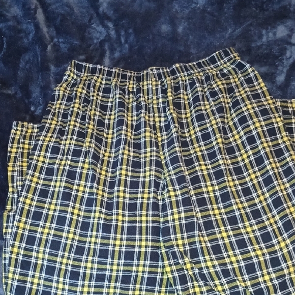 Reebok Pittsburgh Steelers NFL Team Apparel Plaid Pajama Pants - Black & Yellow - Picture 6 of 6